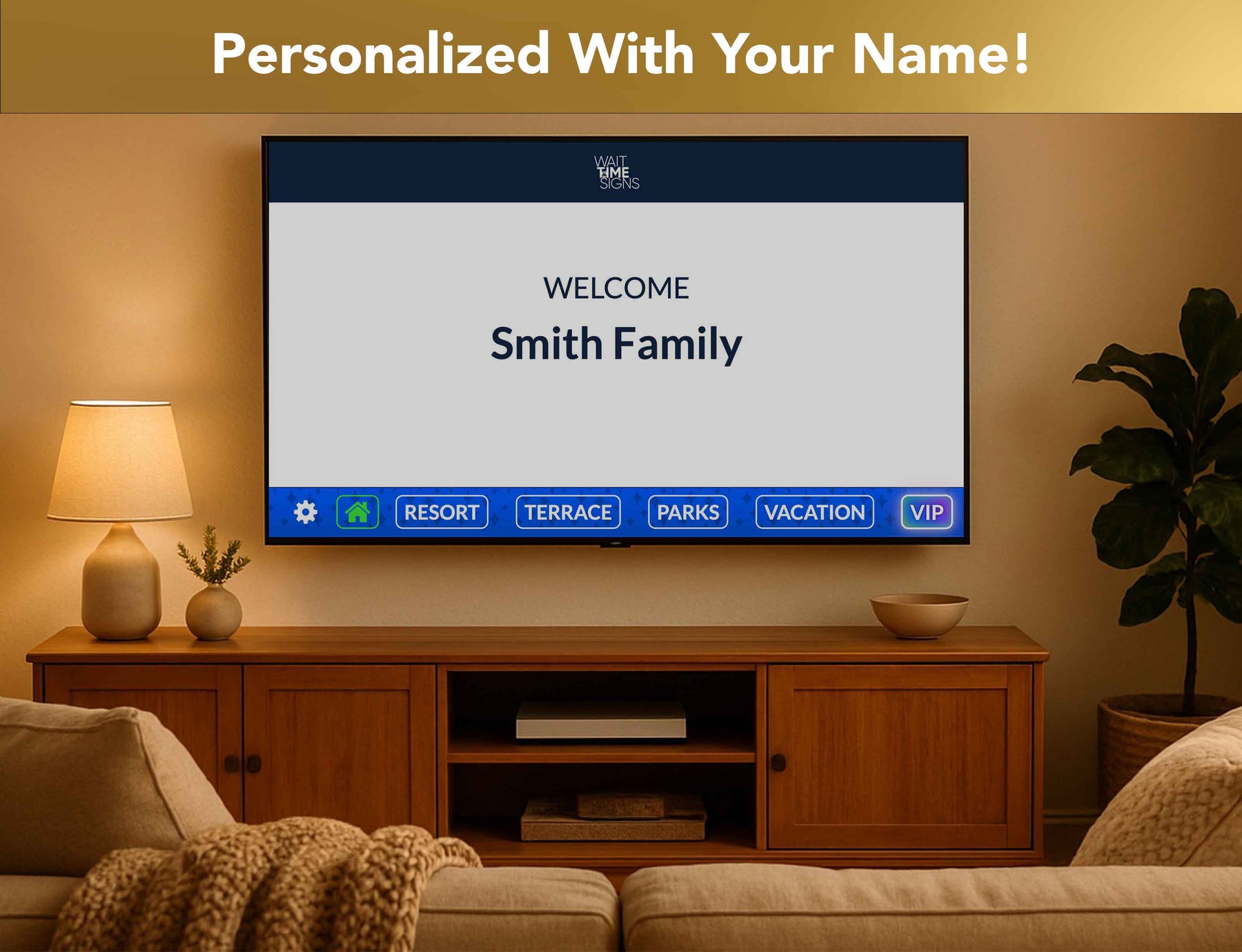 Remote Wait Time Sign *NEW* Wait Time TV | Wait Signs