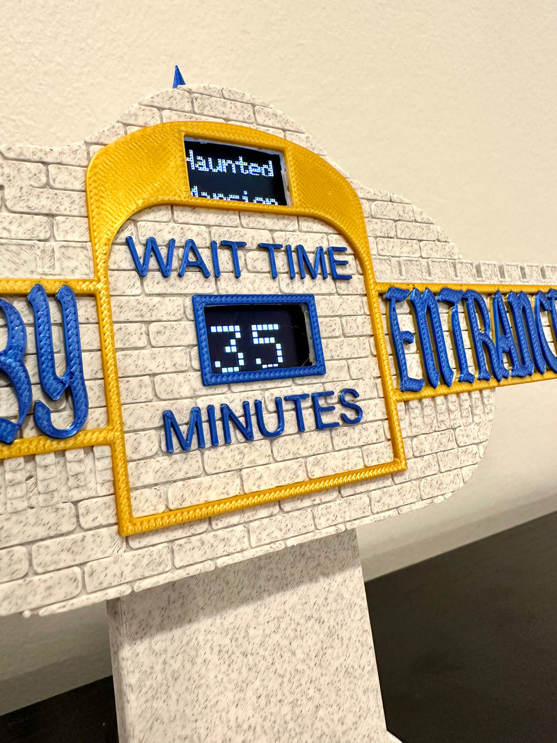 Kingdom Wait Time Sign