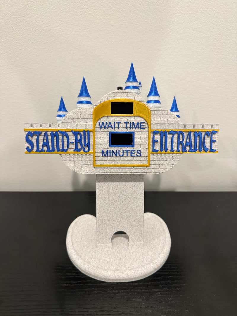 Remote Wait Time Sign Kingdom Wait Time Sign | Wait Signs