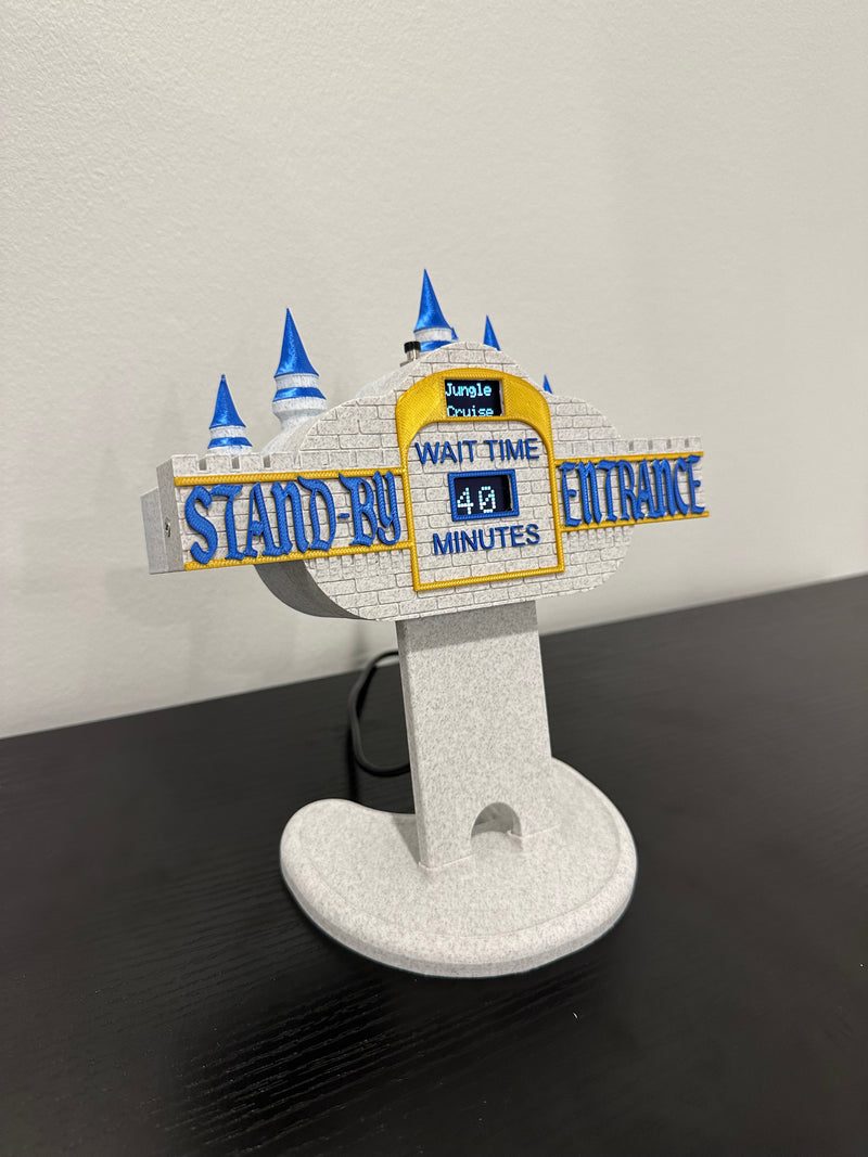 Kingdom Wait Time Sign | Wait Signs