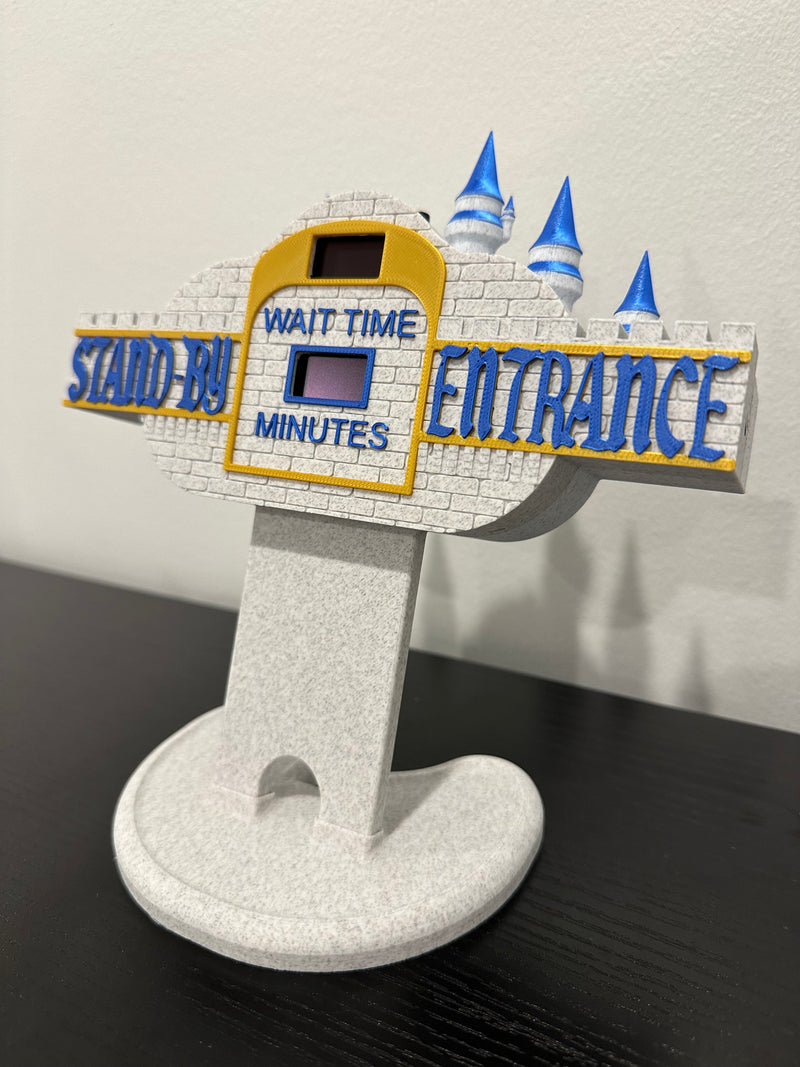 Remote Wait Time Sign Kingdom Wait Time Sign | Wait Signs