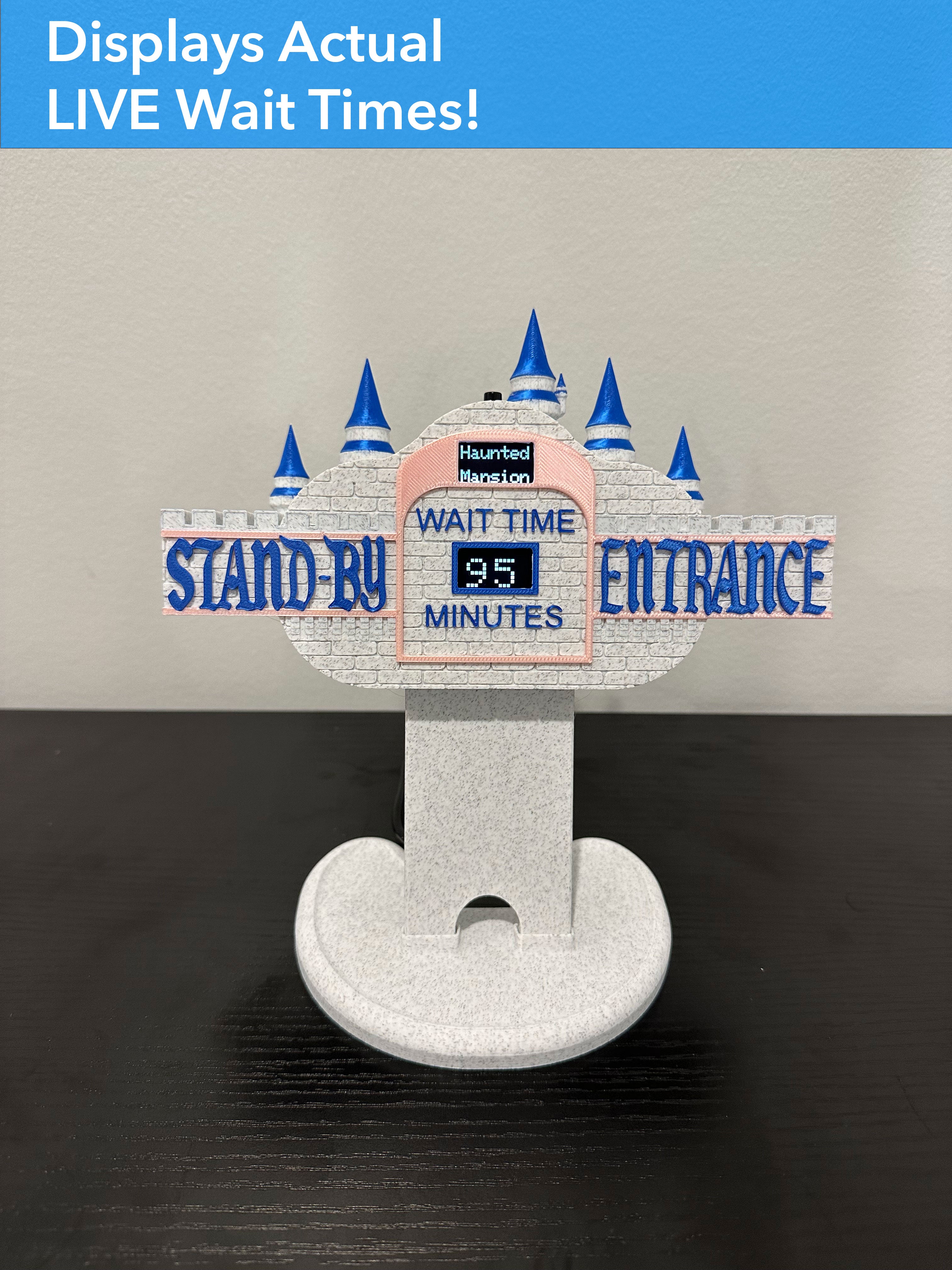 Land Wait Time Sign | Wait Signs