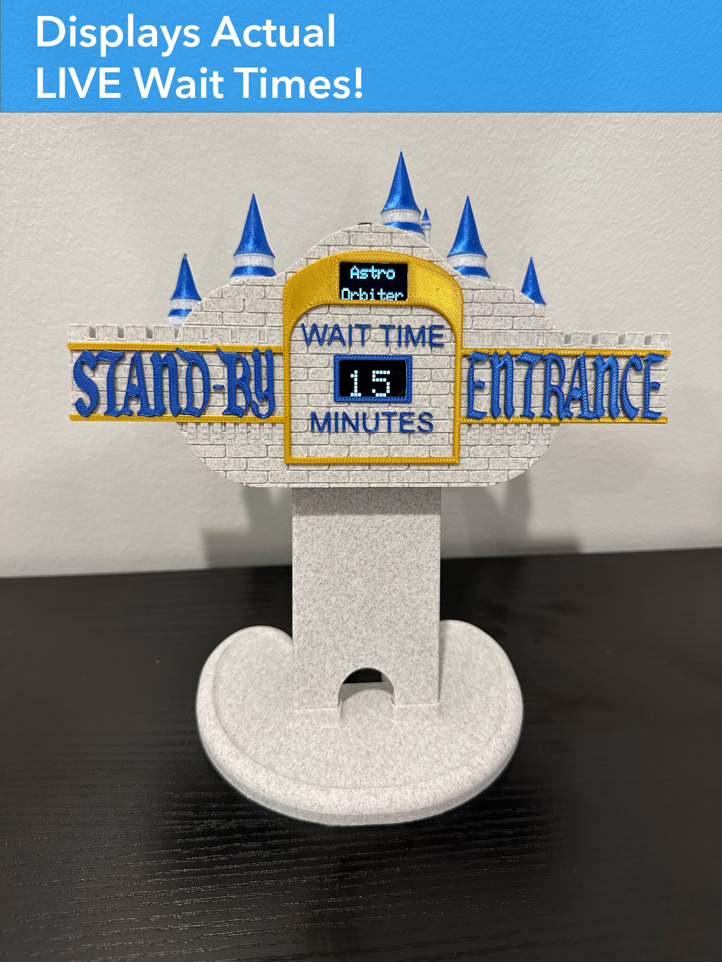 Kingdom Wait Time Sign | Wait Signs